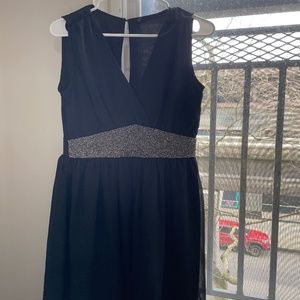 Designer black dress